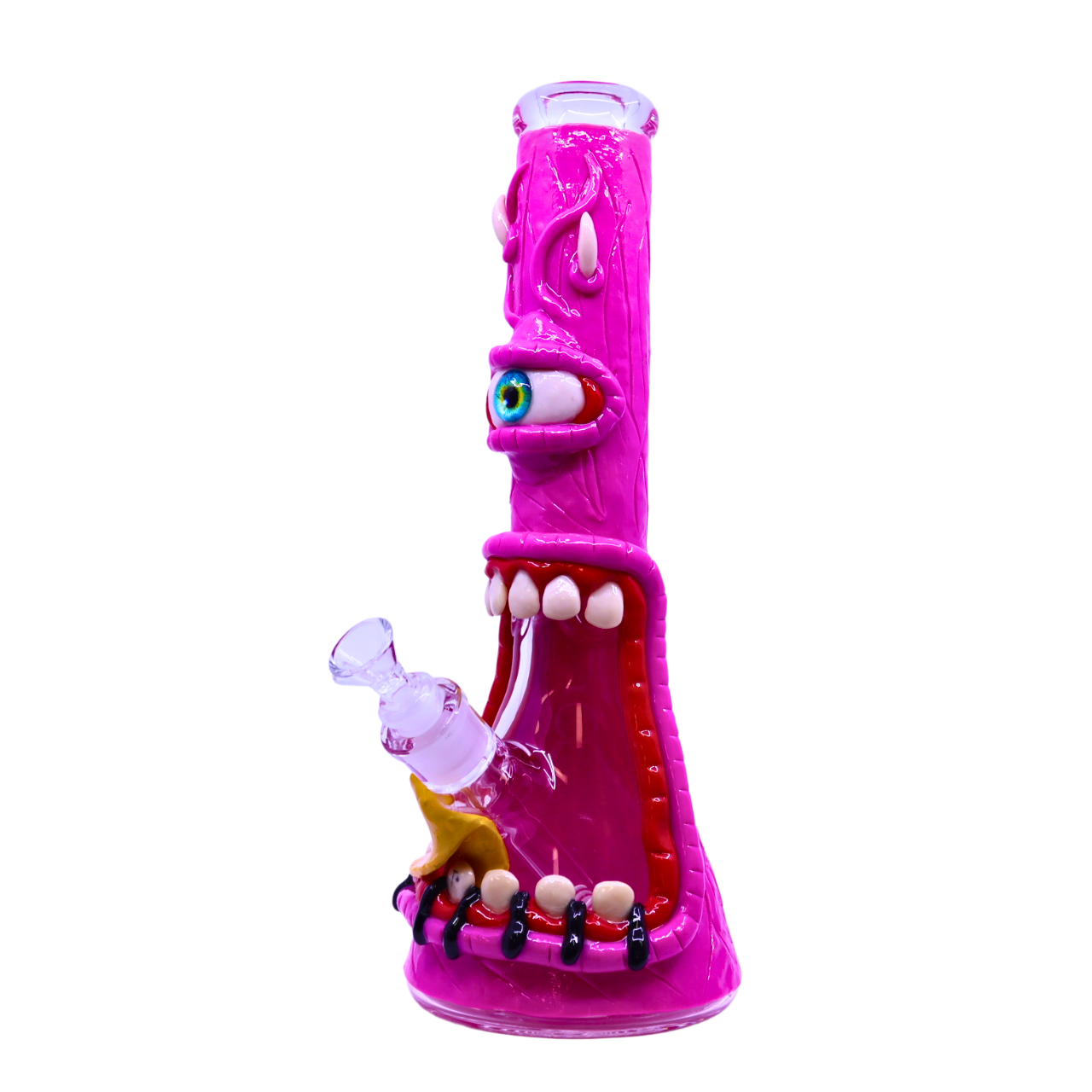 PREMIUM GLASS 14" WATERPIPE MONSTER DESIGN ASSORTED COLORS