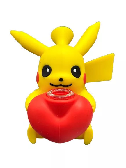 RUBBER PIKACHU PREMIUM HANDPIPE 5" ASSORTED COLOR