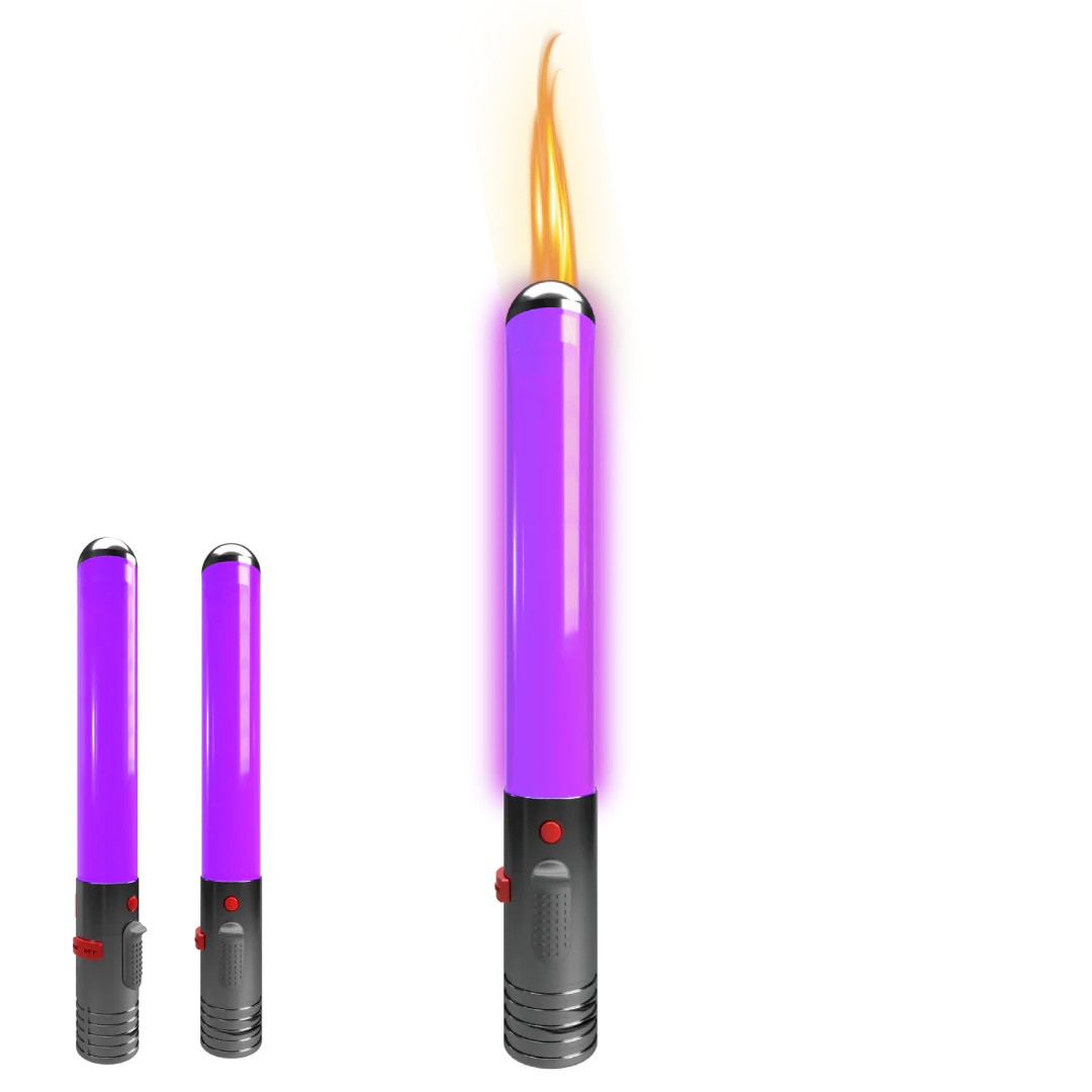 SMYLE FYRE SABER TORCH WITH GLOWING LIGHTS