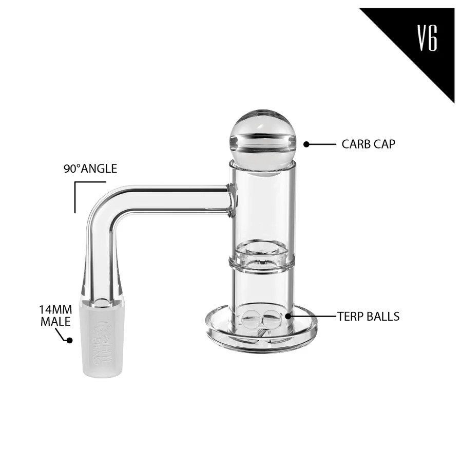 WHITE RHINO QUARTZ BANGER KIT V6 - DISPLAY OF 4
