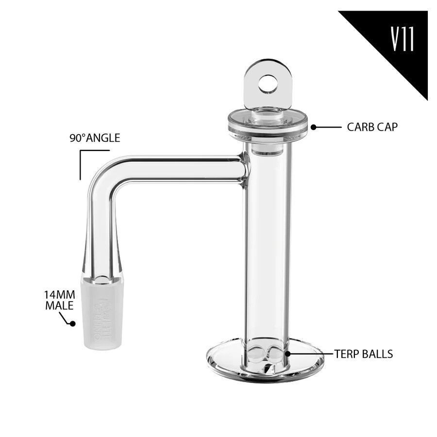 WHITE RHINO QUARTZ BANGER KIT V11 - DISPLAY OF 4