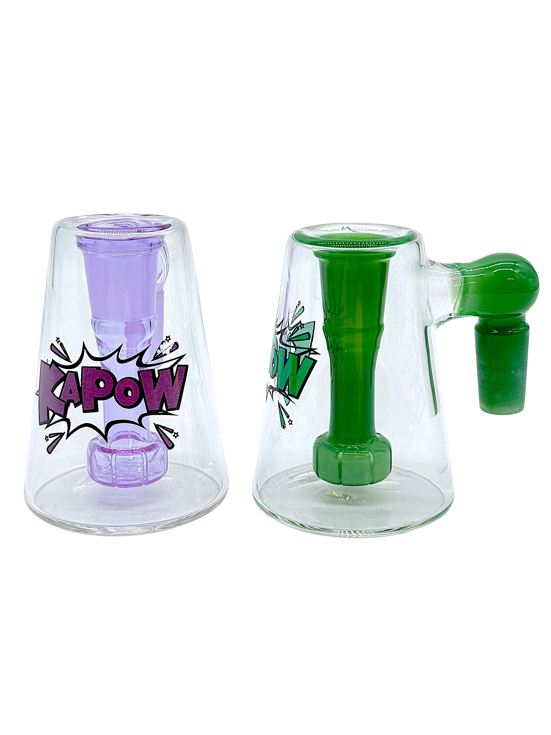 KAPOW GLASS CONE 90 DEGREES DISC PERC ASH CATCHER (RSE-17)