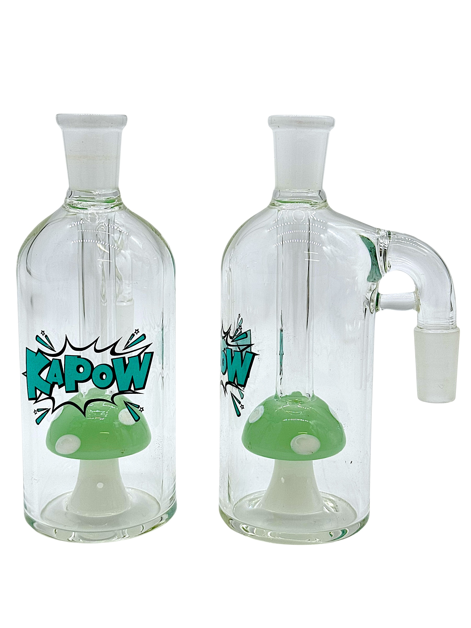 KAPOW GLASS 90 DEGREES MUSHROOM PERC ASH CATCHER 4.5" (RSA-05)