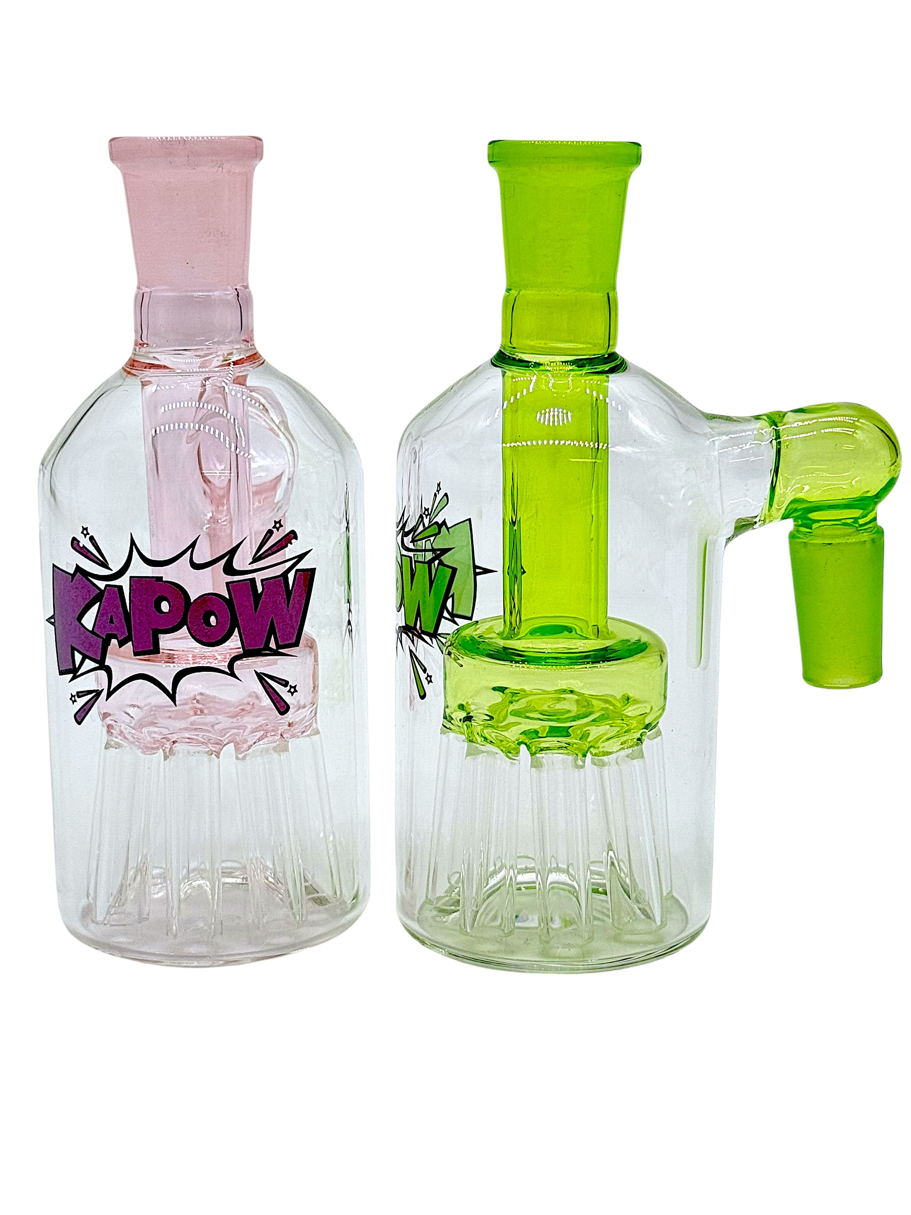 KAPOW GLASS 90 DEGREES TREE PERC ASH CATCHER 4.5" (RSE-46)