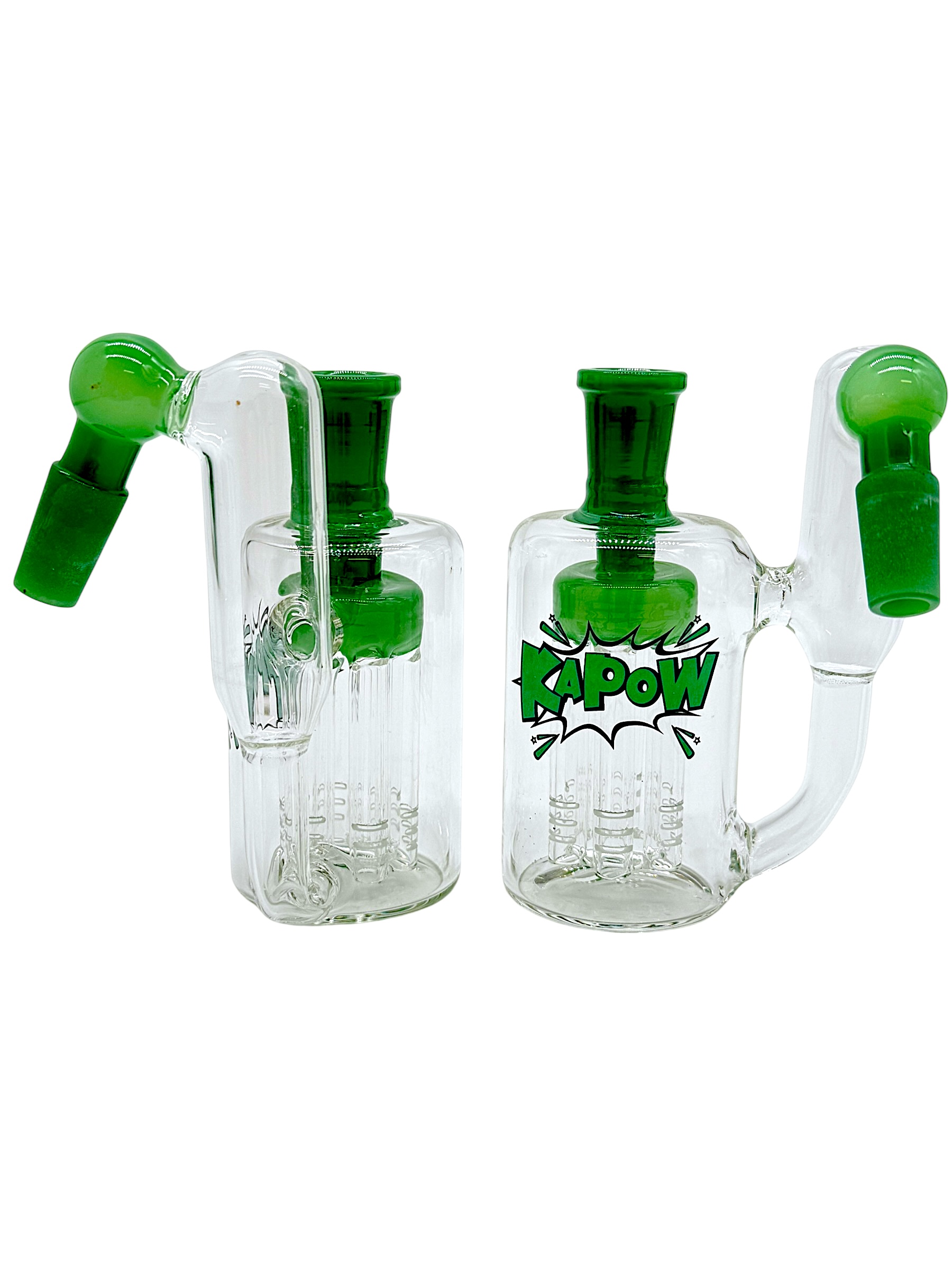 KAPOW GLASS ARM 45 DEGREES TREE PERC ASH CATCHER 4.5" (RSE-19)