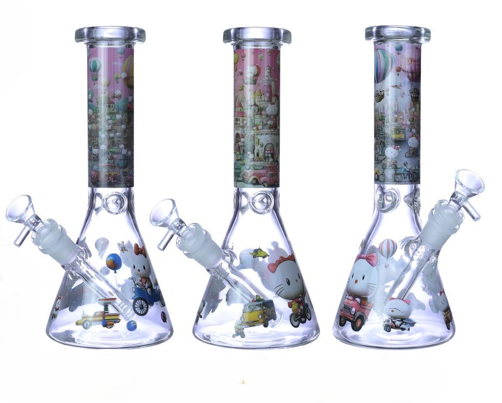 HELLO KITTY BEAKER WATERPIPE 10"
