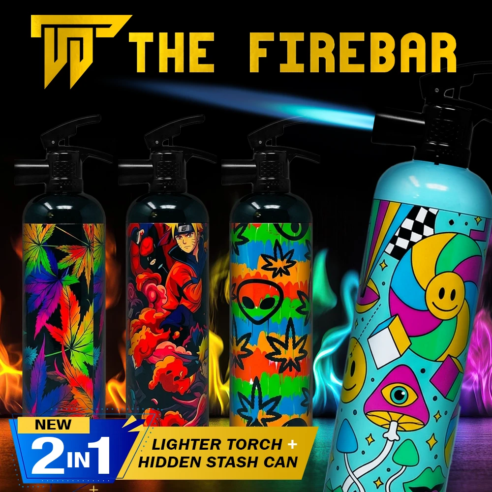 THE FIREBAR 2 IN 1 LIGHTER STASH CAN