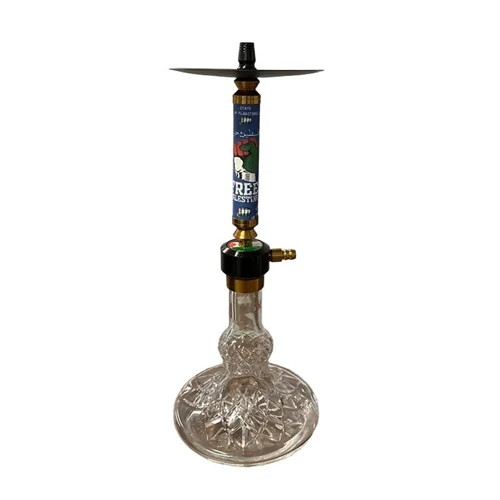 NOUR MAXX - FREE PALESTINE DESIGN 1 HOSE HOOKAH KIT