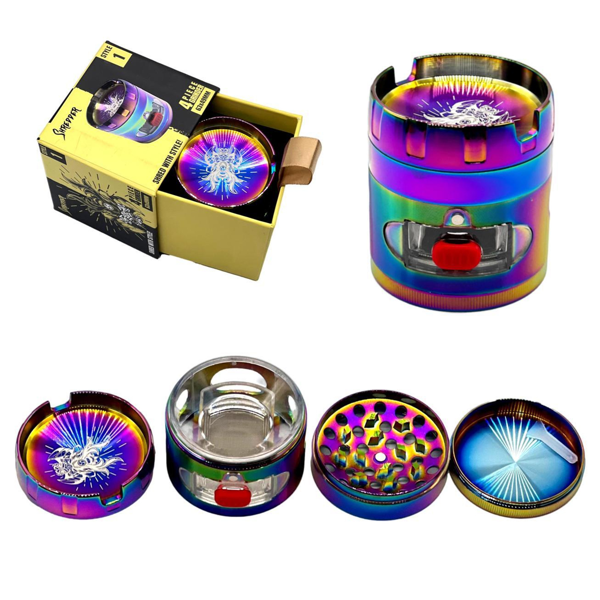 SHREDDER PREMIUM 4 PARTS GRINDER STYLE 1