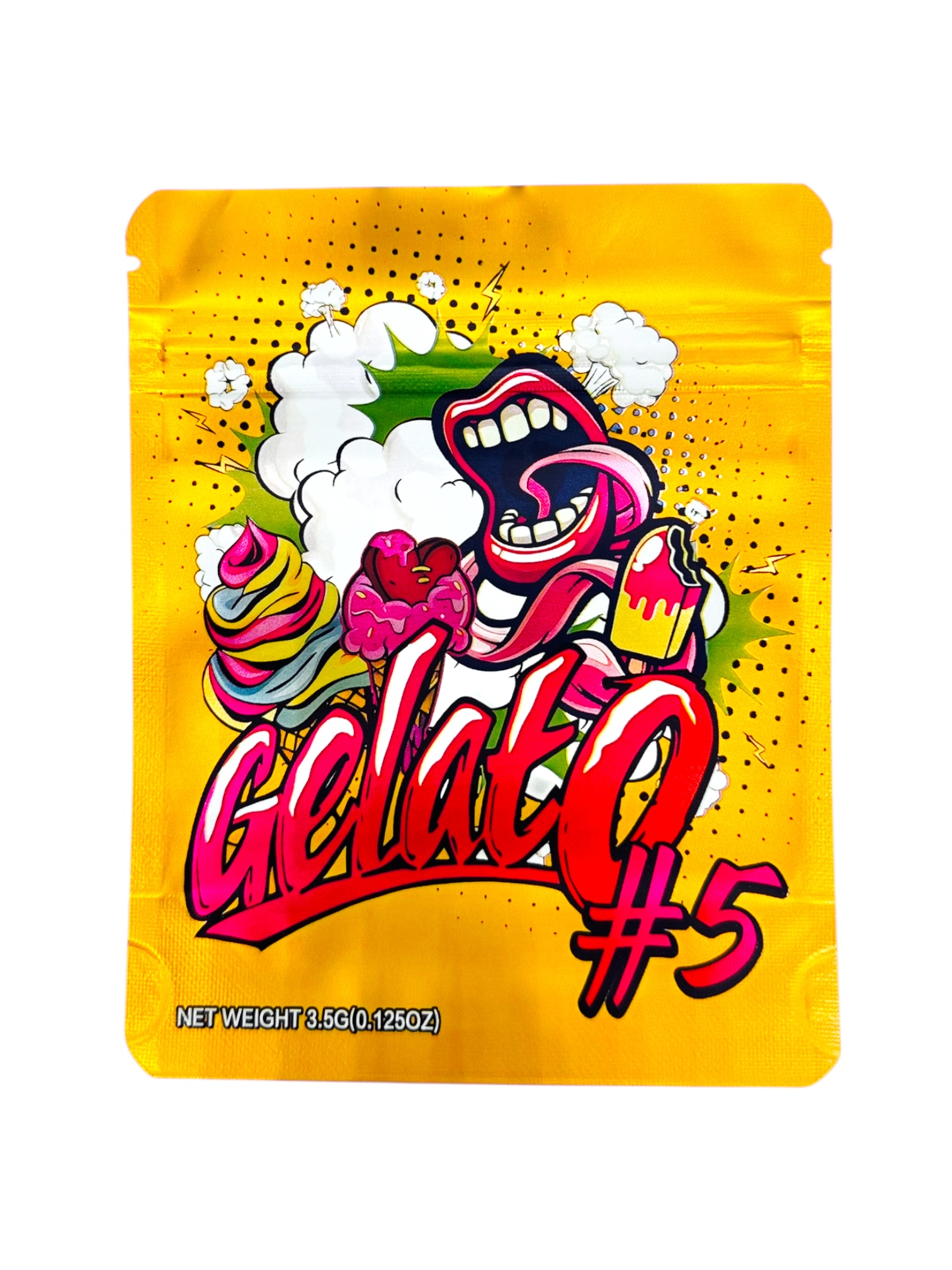 SMELL PROOF 3.5G MYLAR BAGS - PACK OF 100 (DESIGN #44)