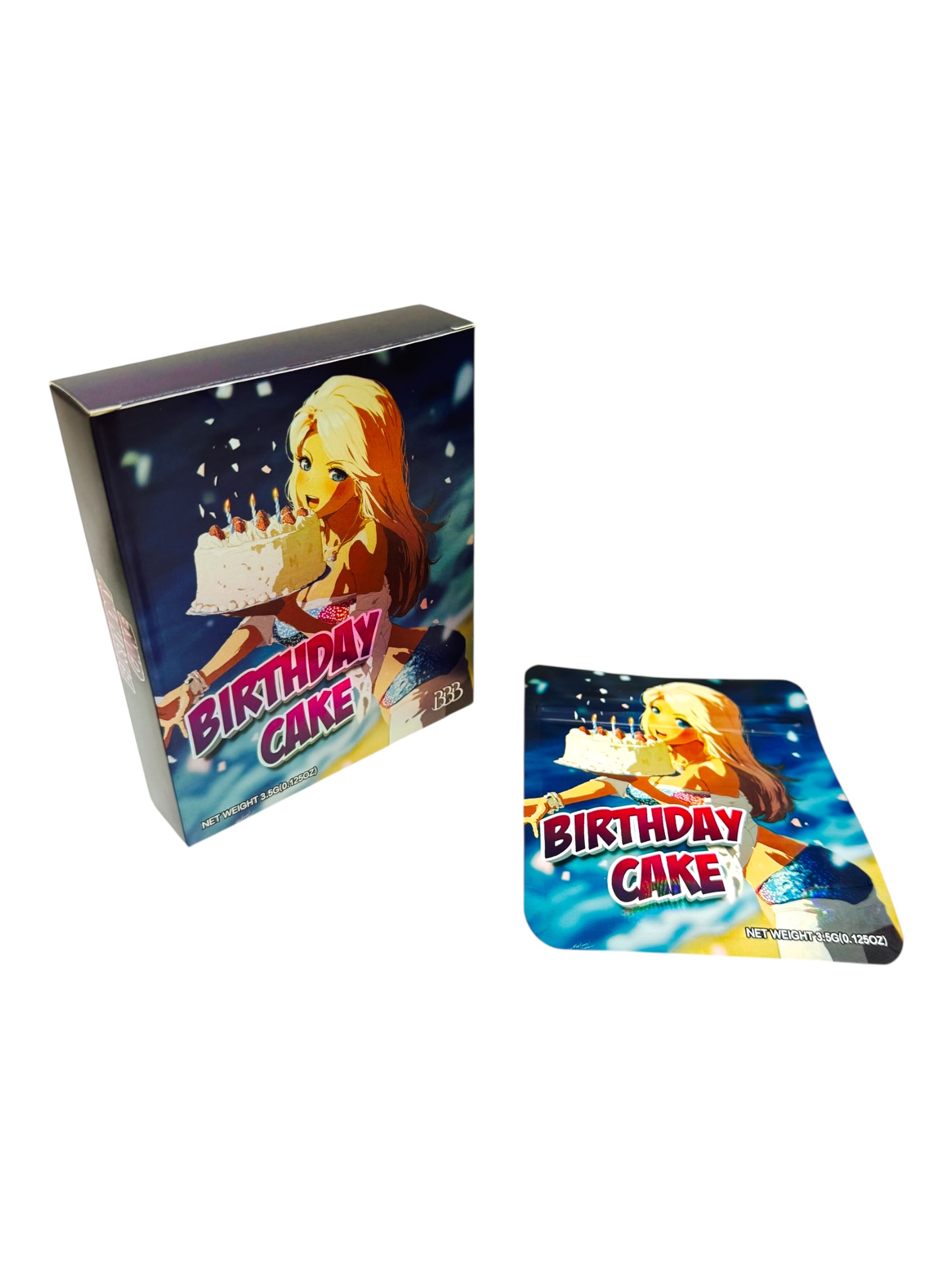 SMELL PROOF 3.5G MYLAR BAGS WITH MATCHING PACK - PACK OF 50 (DESIGN #12)