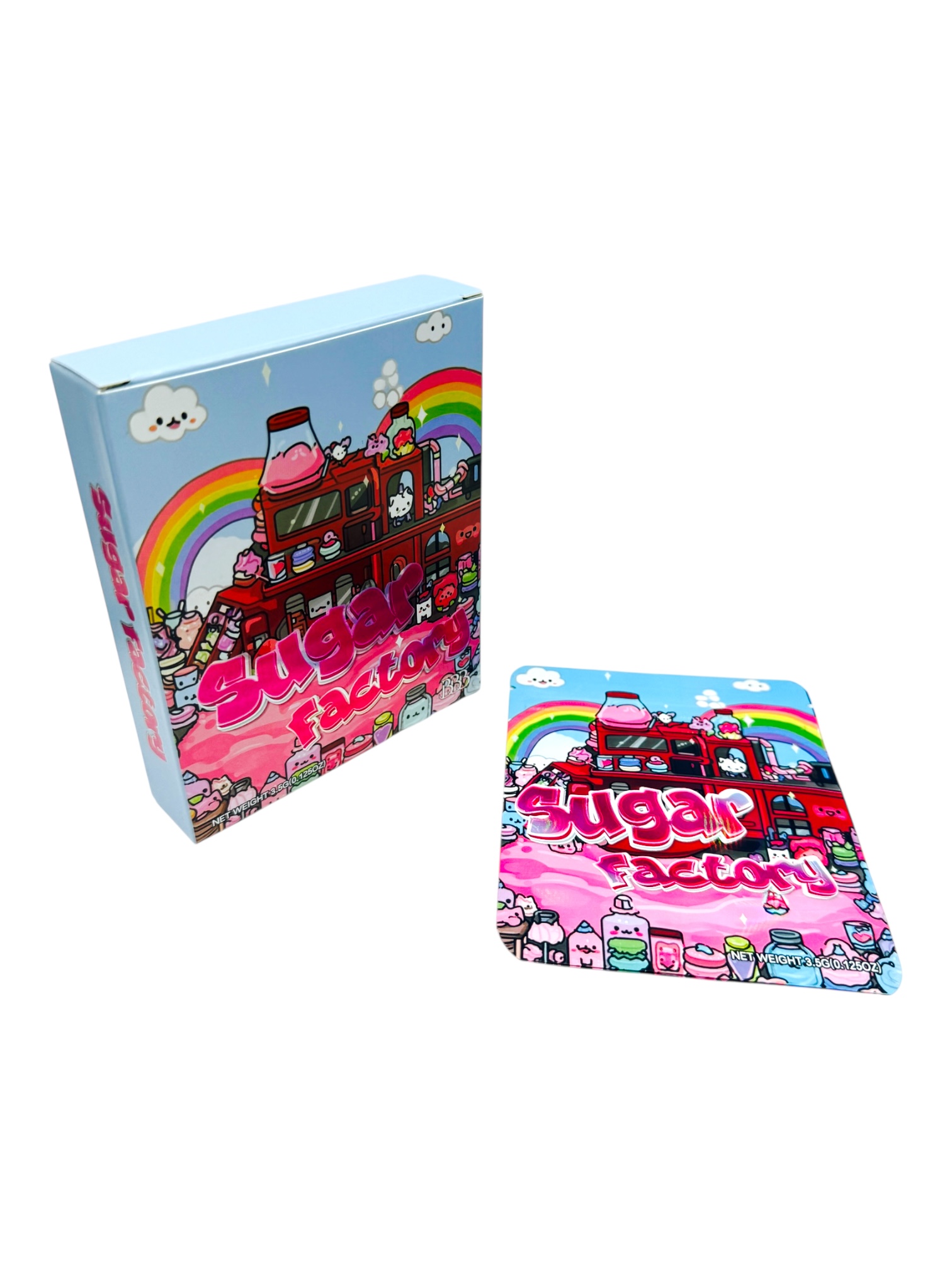 SMELL PROOF 3.5G MYLAR BAGS WITH MATCHING PACK - PACK OF 50 (DESIGN #19)