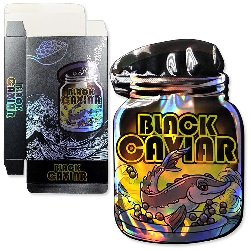 SMELL PROOF 3.5G MYLAR PLASTIC BAGS - PACK OF 50 (DESIGN #3)