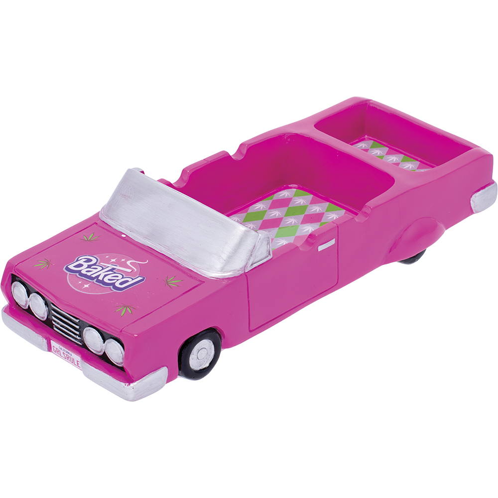 FUJIMA PINK BAKED CONVERTABLE ASHTRAY