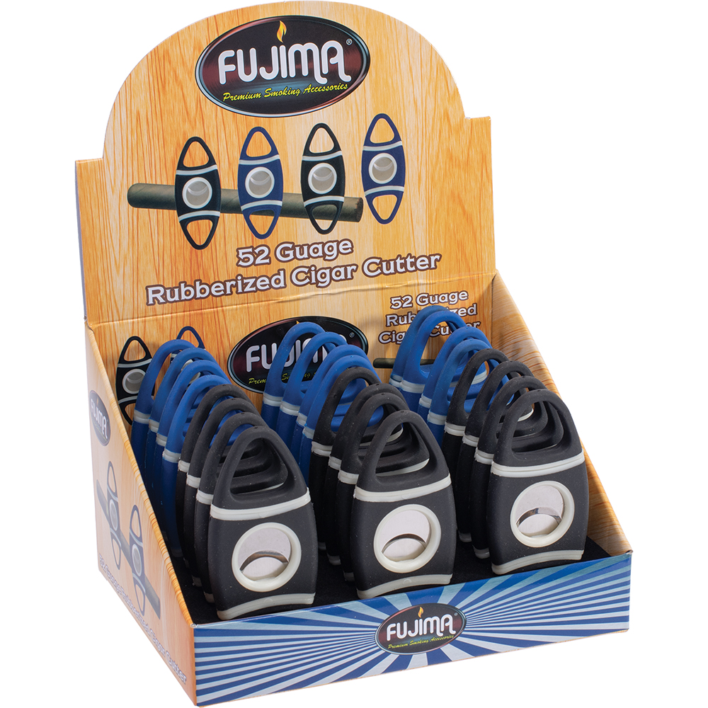 FUJIMA DOUBLE BLADE RUBBERIZED CUTTER (52 GAUGE) - DISPLAY OF 24