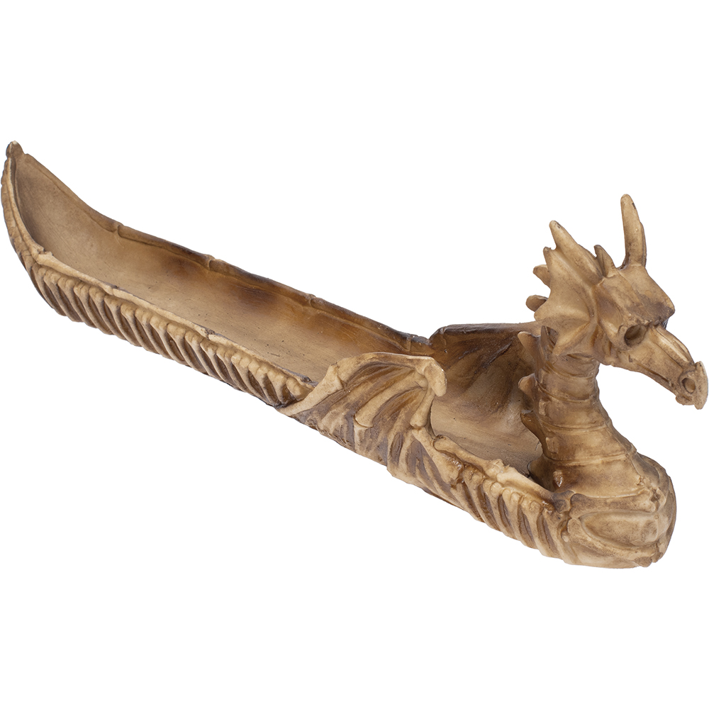 FUJIMA DRAGON BONE POLYSTONE INCENSE BURNER