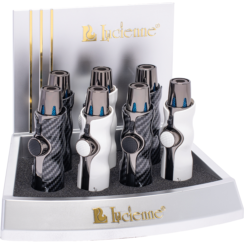 SINGLE JET LUCIENNE TORCH FIBER DESIGN - DISPLAY OF 7