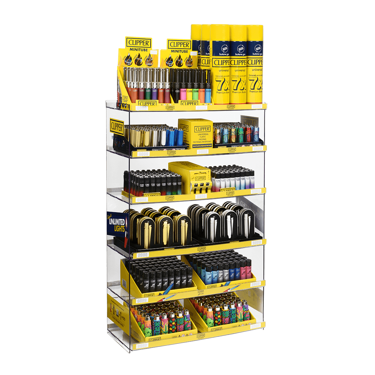 CLIPPER WORLD LARGE EXHIBITOR MIXED PREPACKED DISPLAY