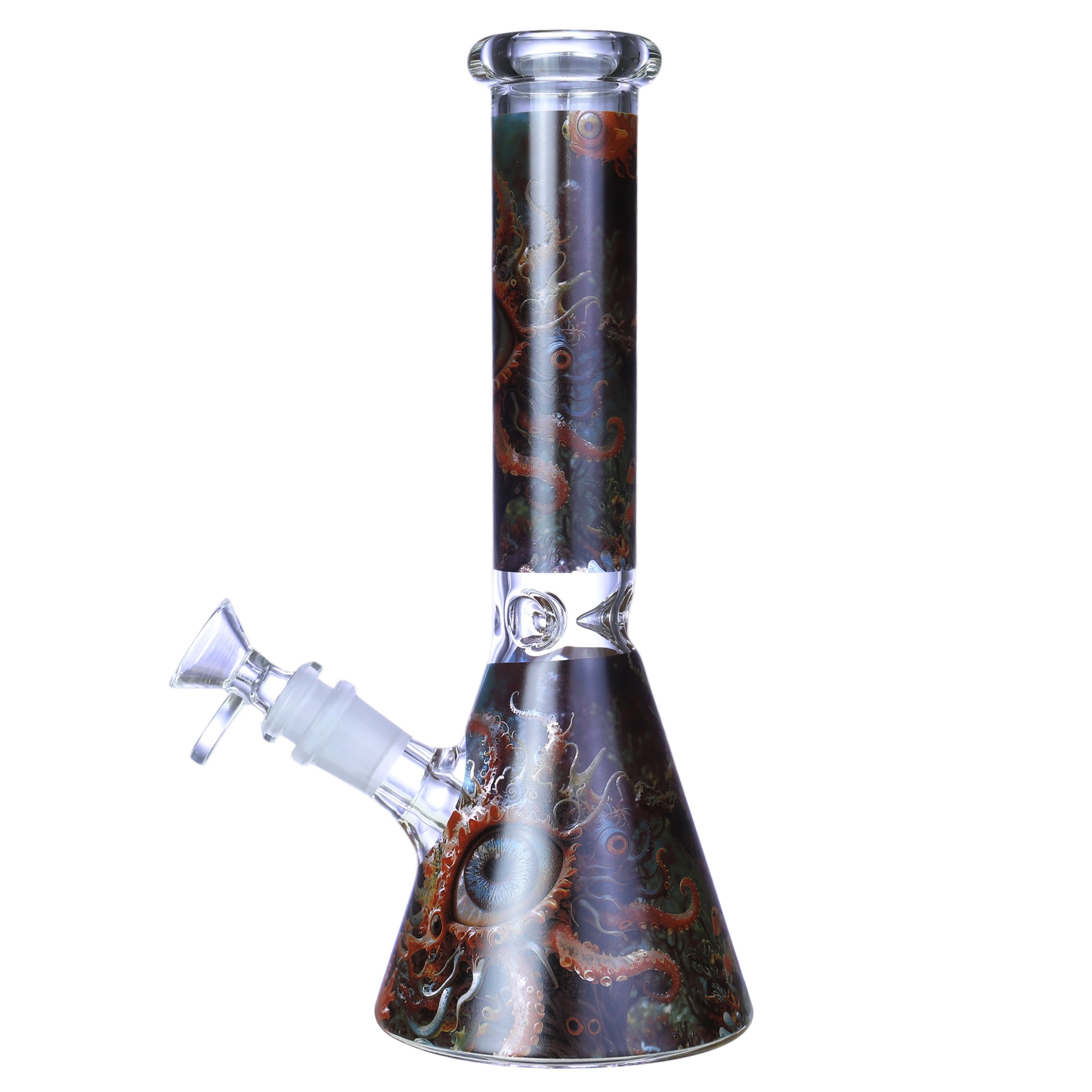 MONSTER EYES PREMIUM BEAKER GLASS WATERPIPE 10"