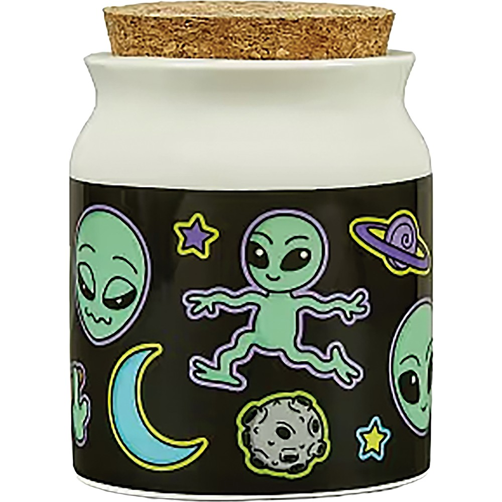 ROAST AND TOAST CERAMIC MINI STASH JAR - DISPLAY OF 12