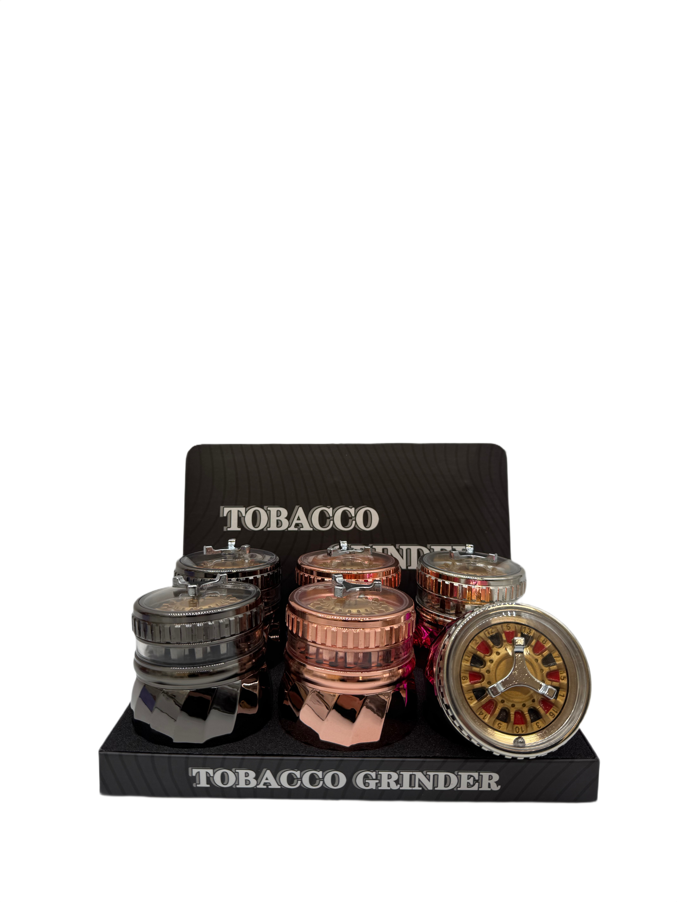ROULETTE 4-PARTS GRINDER - DISPLAY OF 6