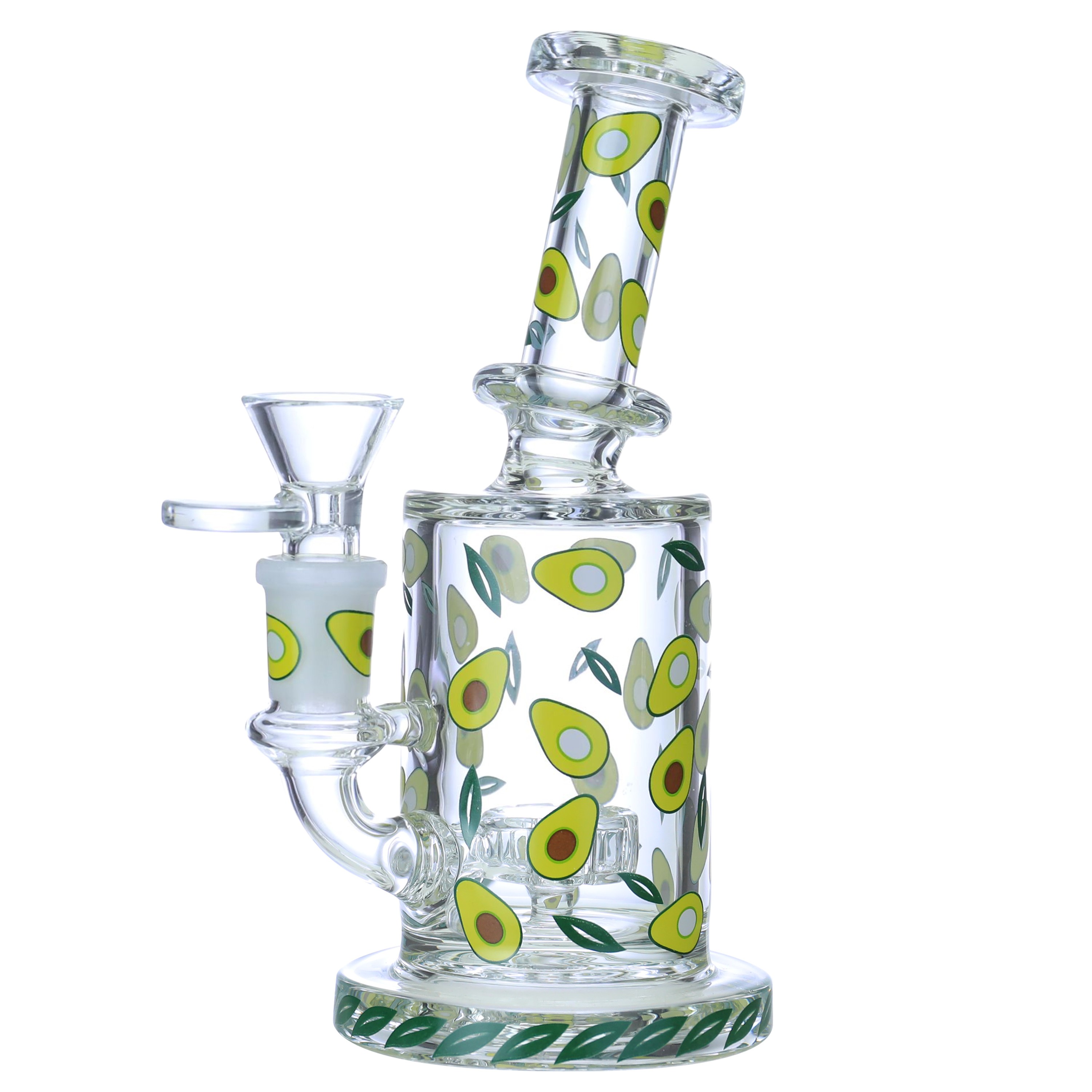 MIX FRUIT STICKERS GLASS WATERPIPE 7"