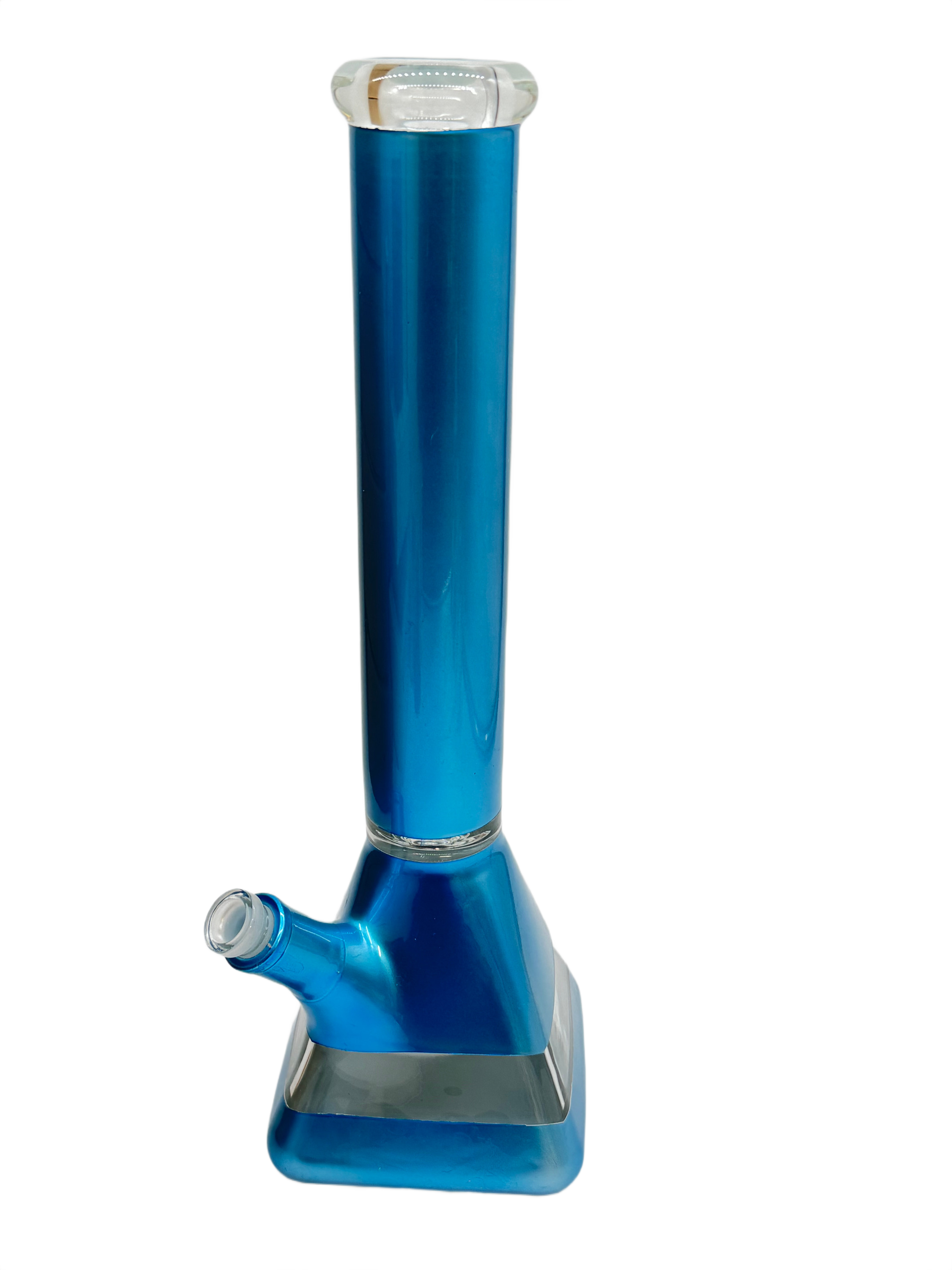 PYRAMID BEAKER GLASS WATERPIPE 14"