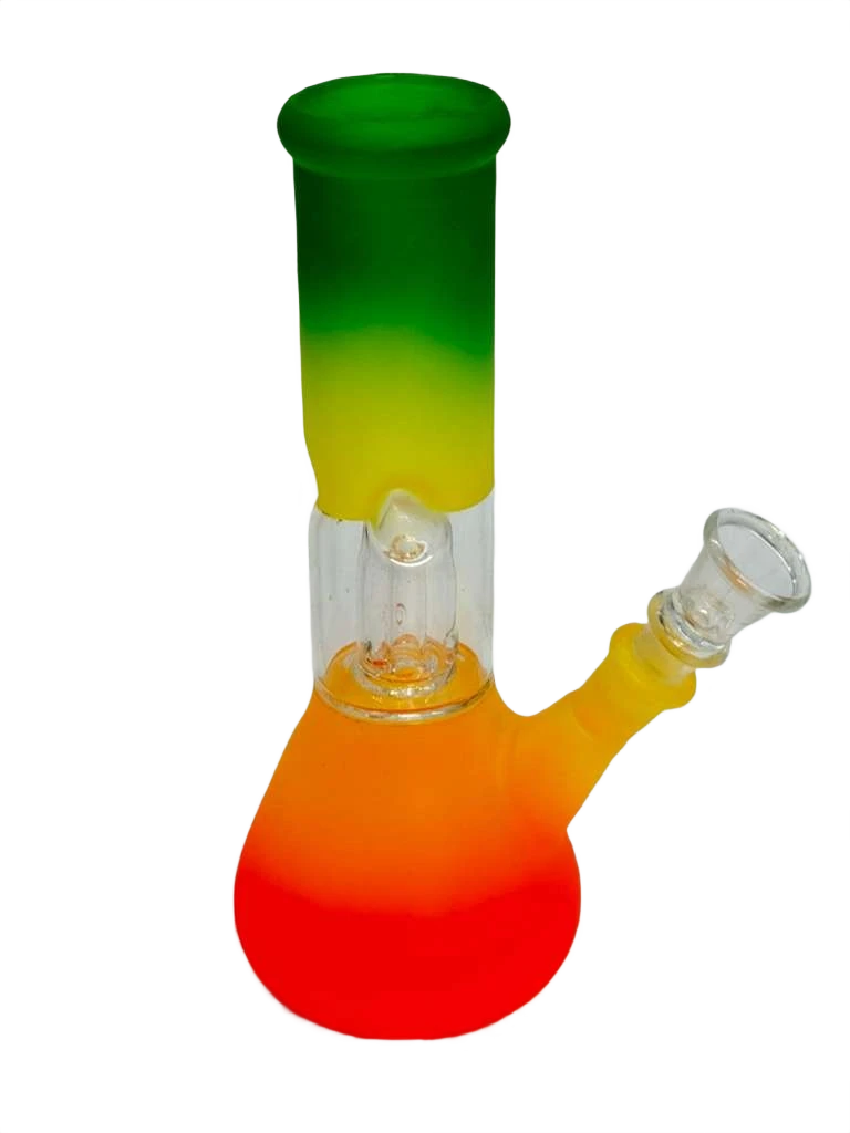 SANDED GLASS SHOWER PERC DOWNSTEM WATERPIPE 8"
