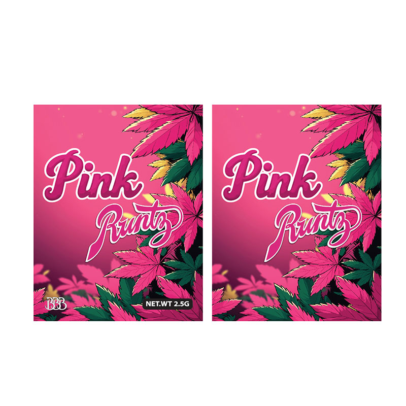 DESIGNED MYLAR SMELL PROOF BAGS 2.5G - BAG OF 100 COUNT - STYLE 8