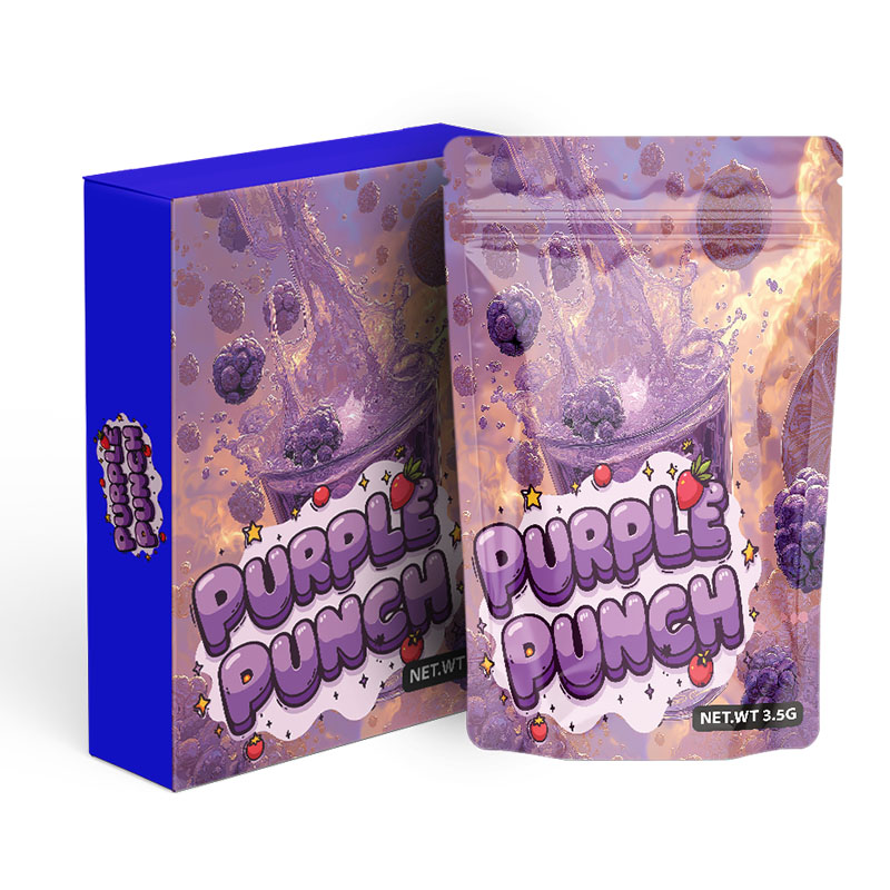 SMELL PROOF 3.5G MYLAR PLASTIC BAGS WITH MATCHING PACK - BAG OF 50 - STYLE 11