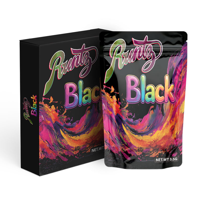 SMELL PROOF 3.5G MYLAR PLASTIC BAGS WITH MATCHING PACK - BAG OF 50 - STYLE 13