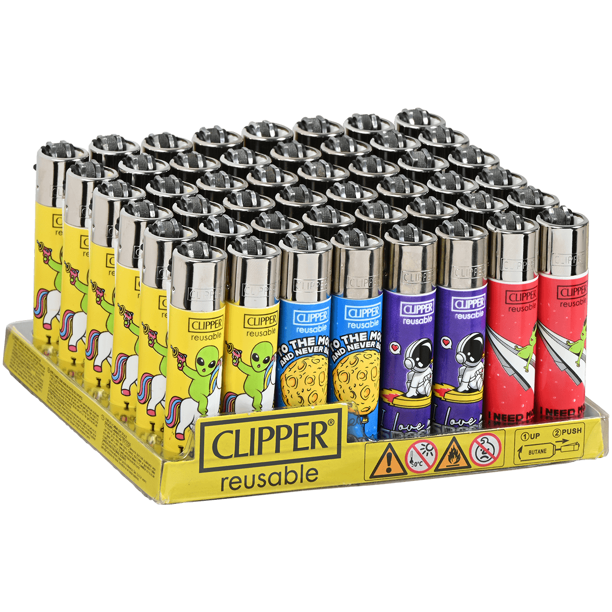 CLIPPER CP11LOL4 LOL QUOTES LIGHTERS - DISPLAY OF 48