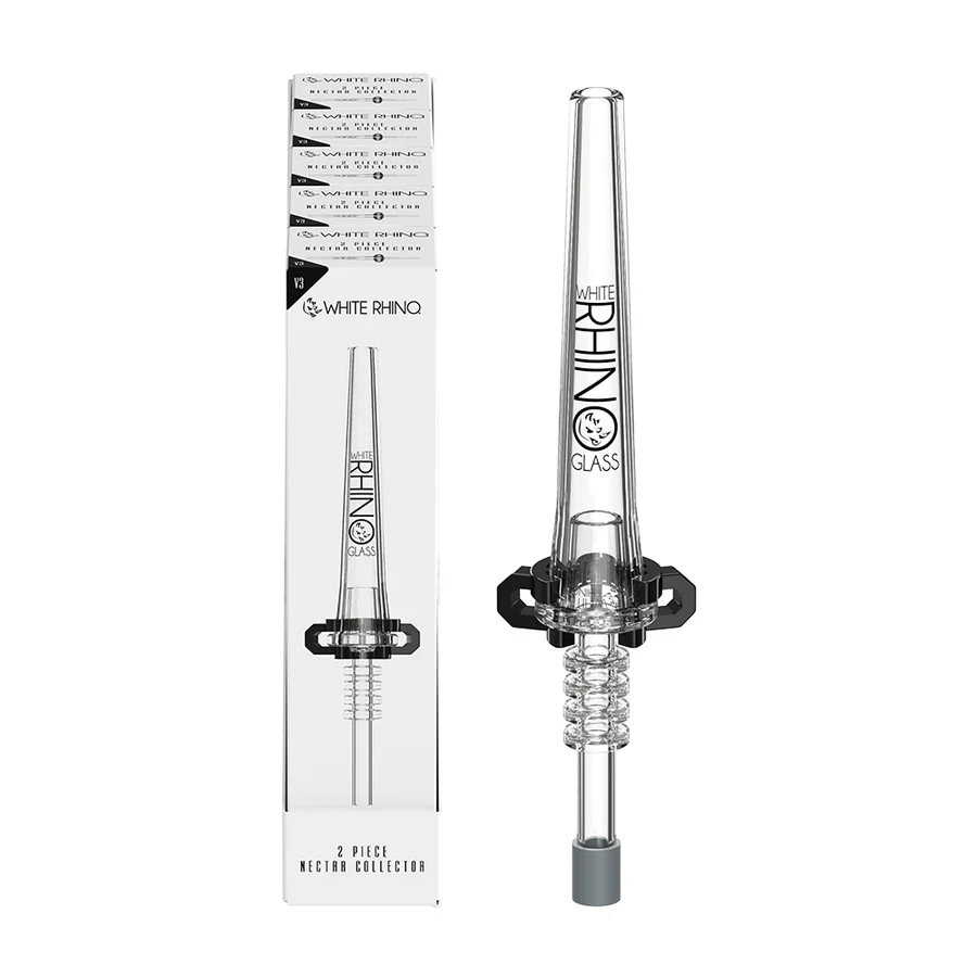 WHITE RHINO 2 PIECE V3 NECTAR COLLECTOR - DISPLAY OF 5