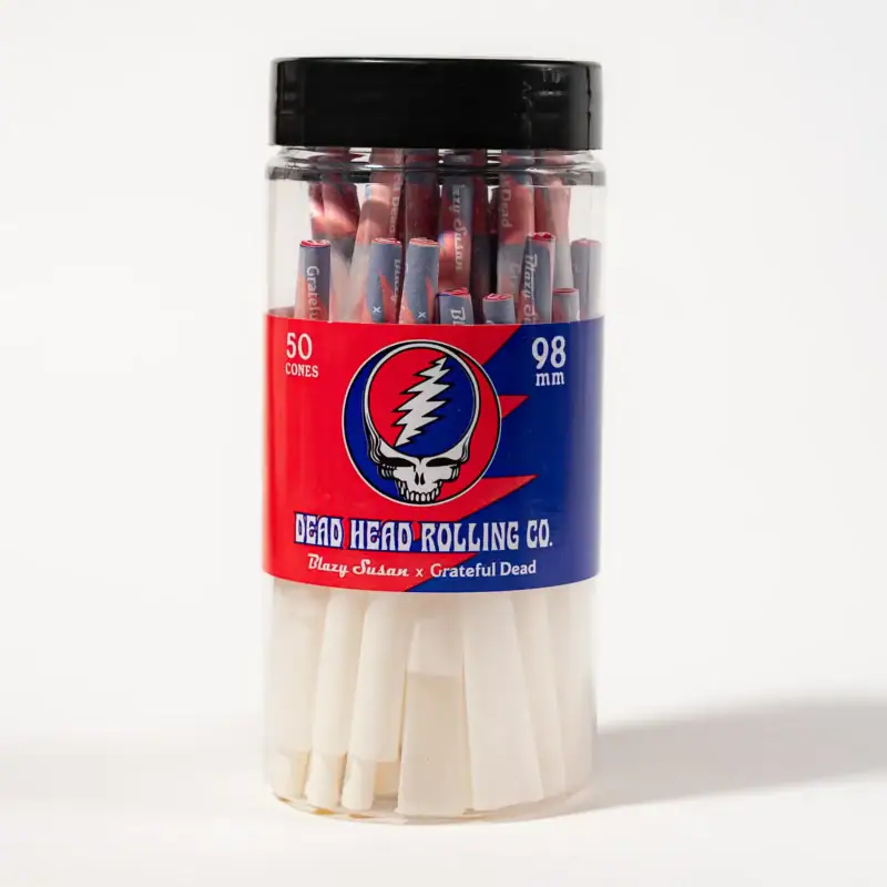BLAZY SUSAN x GRATEFUL DEAD 98MM CONES - 50CT