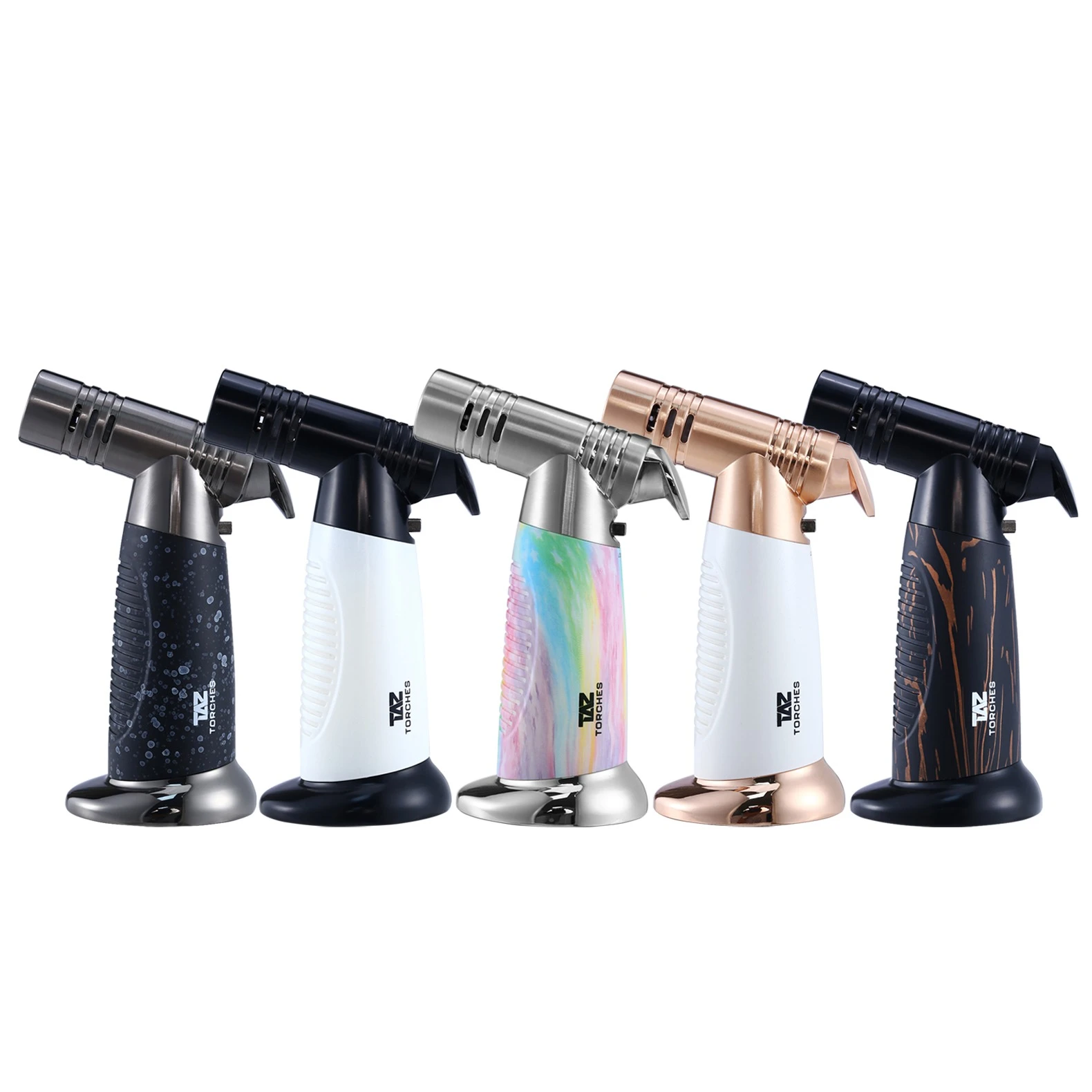 TAZ HEAVY DUTY ANGLED TORCH LIGHTER - DISPLAY OF 6 (TAZ-1028)
