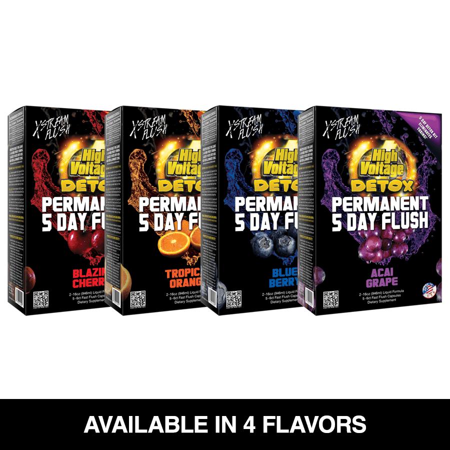  HIGH VOLTAGE PERMANENT 5 DAY FLUSH 2 x 16oz 
