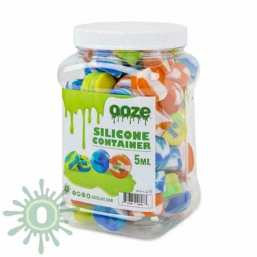  OOZE SILICONE TIE DYE CONTAINER JARS 5ML - 75CT 