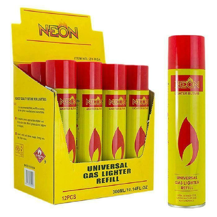  NEON BUTANE UNIVERSAL LIGHTER REFILL 300 ML X 12CT/BOX 