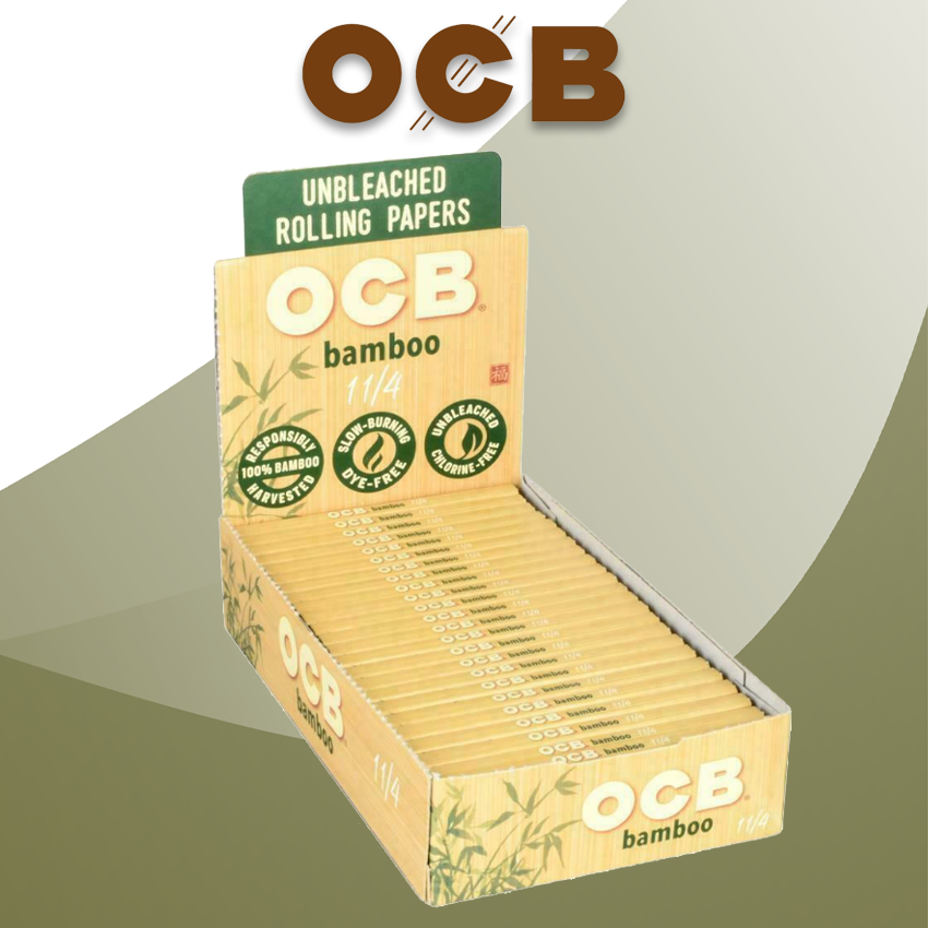 OCB BAMBOO 11/4 ROLLING PAPER - 24CT