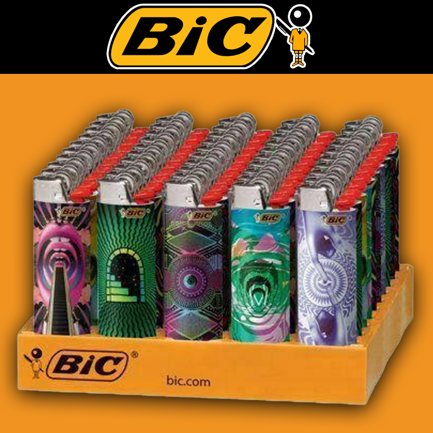 BIC PRISMATIC LIGHTER DISPLAY - 50CT