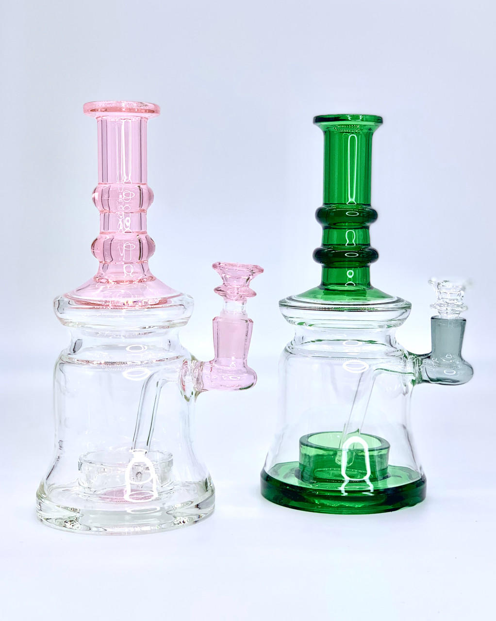  THICK BEAKER WATERPIPE WITH INNER CIRCLE 8.5" (WP920) 