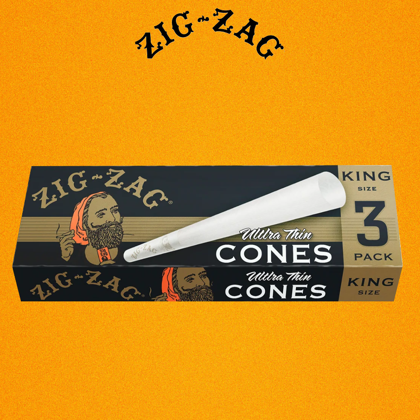 ZIG-ZAG KING PRE-ROLLED CONES - 24CT