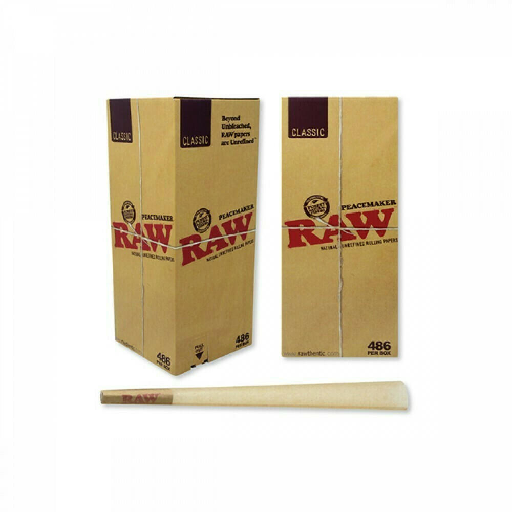 RAW CLASSIC PEACEMAKER CONE DISPLAY - 486CT 
