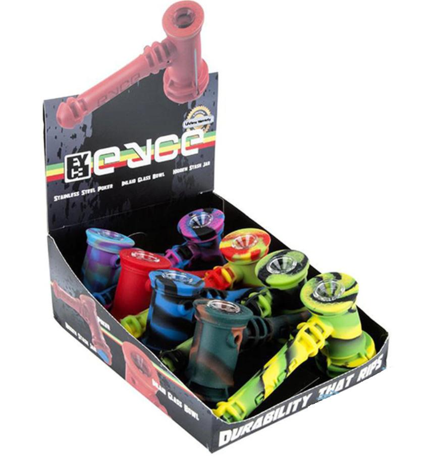  EYCE HAMMER SILICONE BUBBLER - DISPLAY OF 8CT 