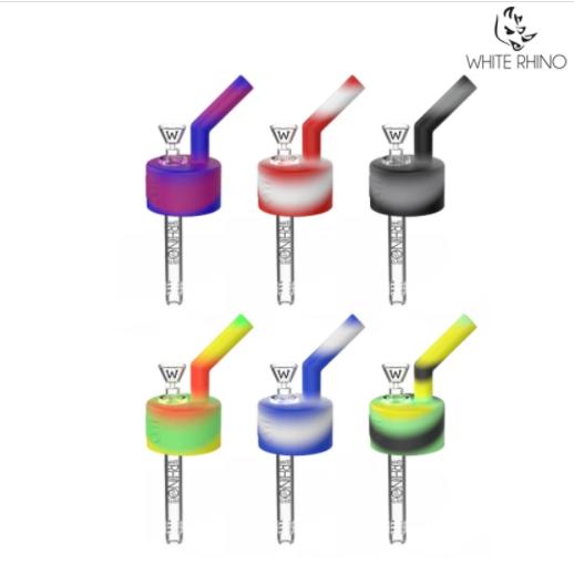  WHITE RHINO POP TOP WATERPIPE ADAPTOR (WP1043) - MIXED COLOR 