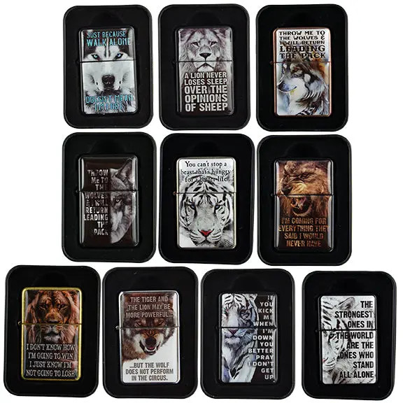 LEADER OF THE PACK TORCH LIGHTER ASSORTED DESIGN