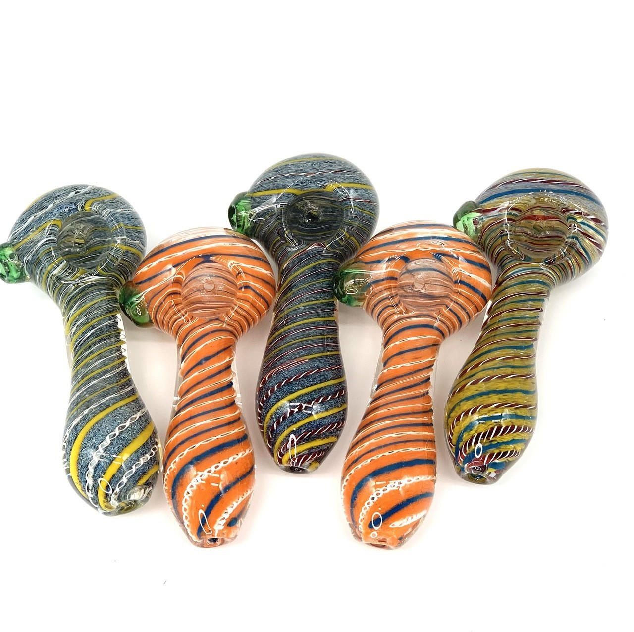 LINE WORK TWISTED WITH FRIT HANDPIPE 4" - BAG OF 5 (HP879) 