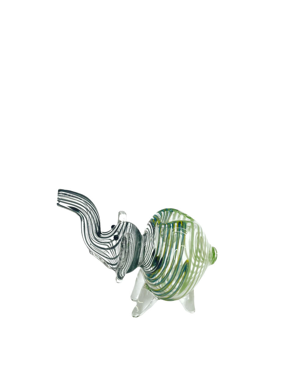  ELEPHANT HANDPIPES WITH CANE WRAP ACCENTS 3.5" - BAG OF 5 (HP910) 
