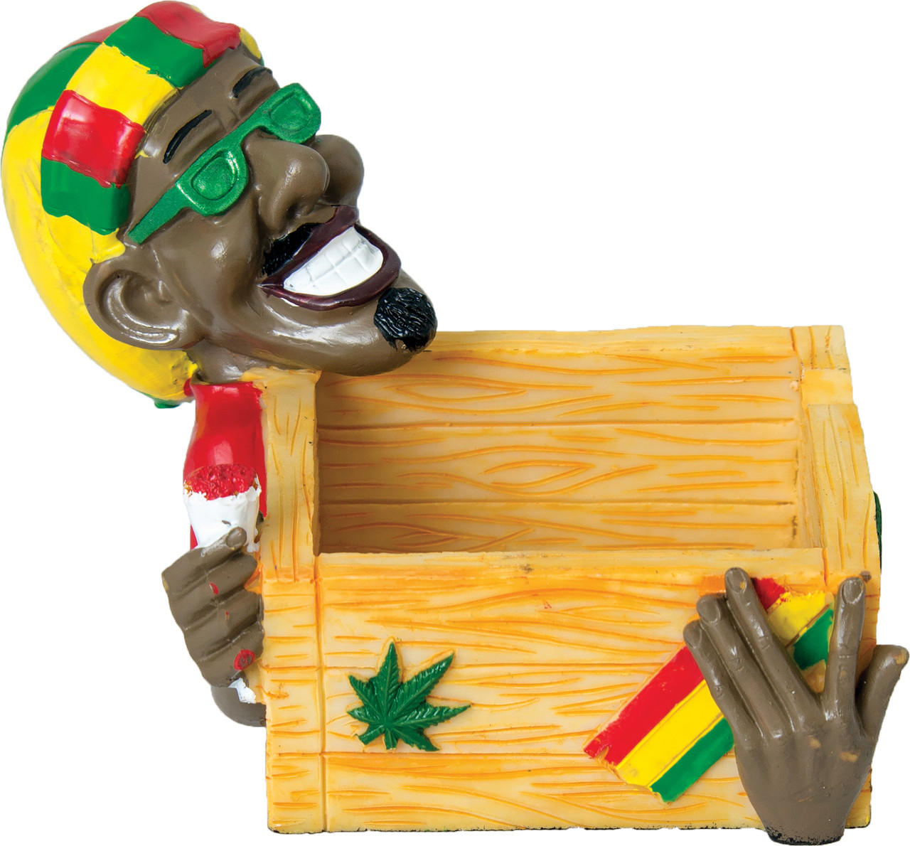  JAMAICAN POLY RESIN ASHTRAY (LT134) 