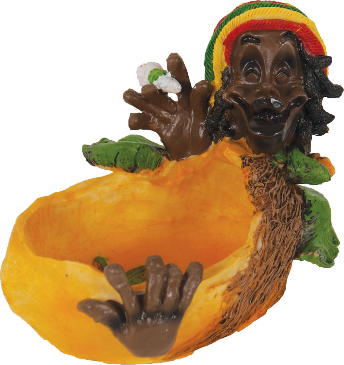  JAMAICAN POLY RESIN ASHTRAY (LT114) 